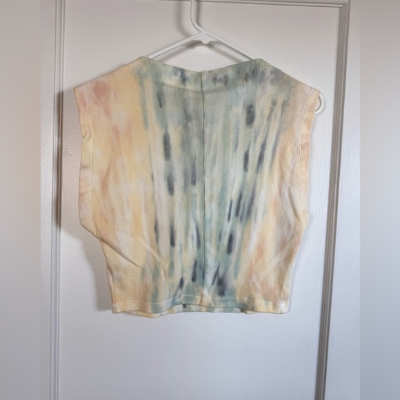 Young Fabulous & Broke Tie Dye Print Ribbed Top - Picture 2 of 2